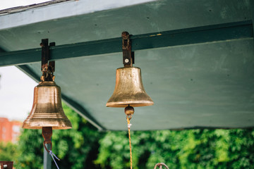 Obraz premium Metal bells. Church bell