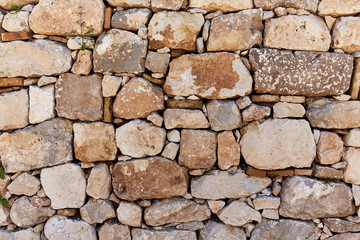 antique sandstone brick wall