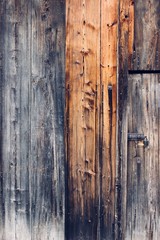 old wooden door. orange anthracite