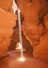 Antelope Canyon Twin Beams