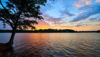 Sunset on Lake Keowee, SC