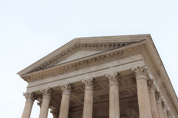 Obraz premium LA MAISON CARREE - NIMES - GARD - LANGUEDOC - OCCITANIE