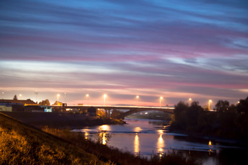 Bridge at night