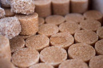 Pile of brown sugar