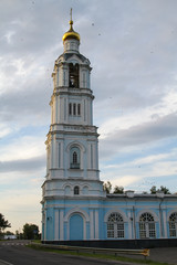 Fototapeta na wymiar Church with golden dome