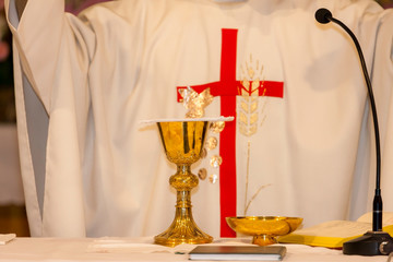 Christian worship at the wedding ceremony