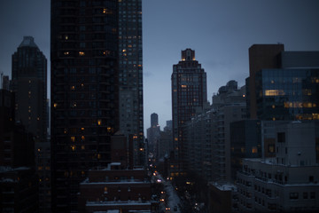 Naklejka premium A General view of New York City 