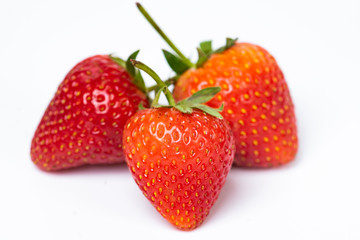 Strawberry isolated on white background