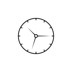 wall, clock, time icon. Signs and symbols can be used for web, logo, mobile app, UI, UX