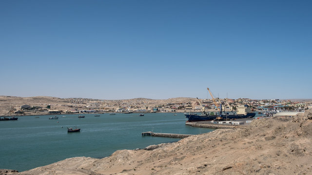 Lüderitz Hafen, Bucht Panorama