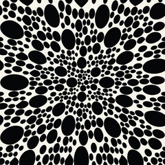 abstract seamless geometric vector circle pattern