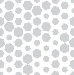 hexagon halftone seamless minimal design pattern, geometric background print texture