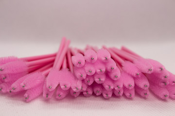 Materials for eyelash extension. Brushes, accessories for eyelash extensions.