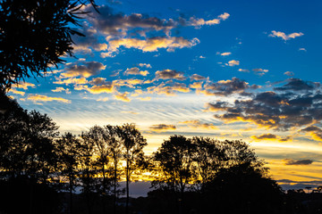 Sombras do entardecer