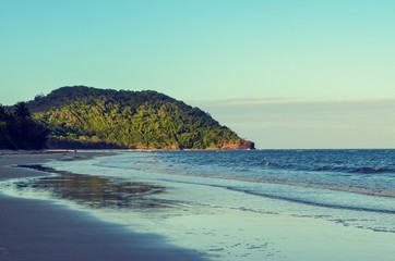 Cape Tribulation during the golden hour 