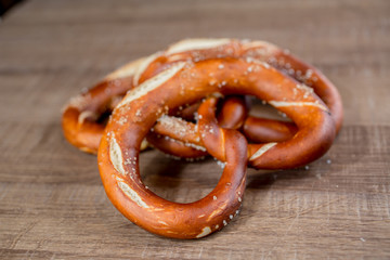 pretzels with salt