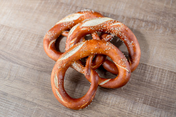 pretzels with salt