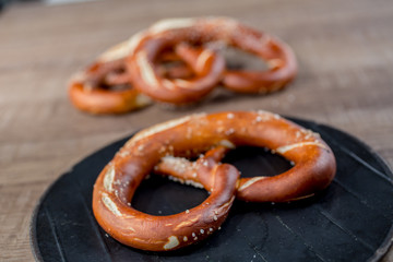 pretzels with salt