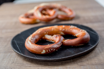 pretzels with salt