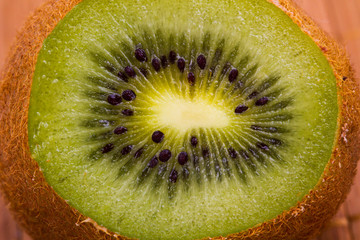 Kiwi in a cut