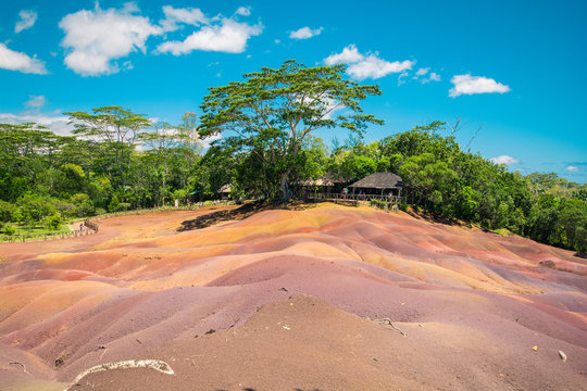 Chamarel seven coloured earth, Mauritius.