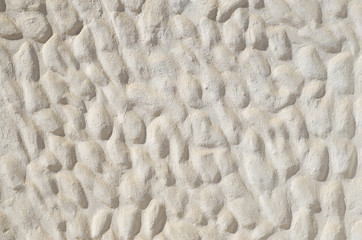 New decorative relief plaster closeup