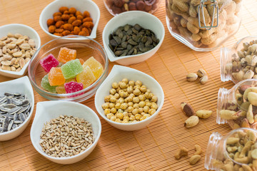 Jelly and nuts 
