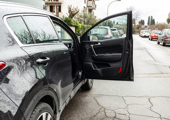 Car Door of Forgotten Open.