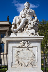 Alexander von Humboldt Statue in Berlin