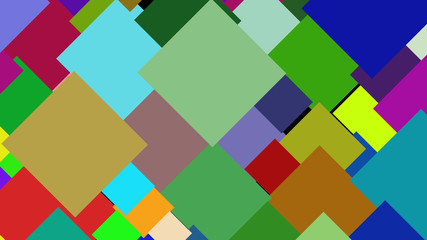 Multi-colored rhombuses. Abstract geometric background.