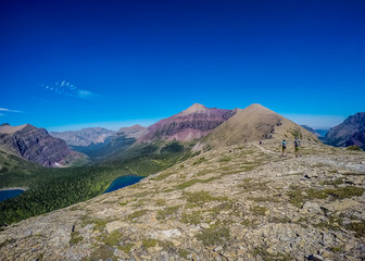 Fototapeta na wymiar Hiking and Running in the Mountains of Montana