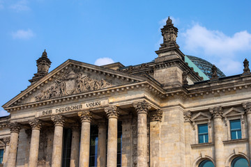 Fototapeta na wymiar The Reichstag in Berlin