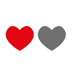 Social network inspired heart. Heart shape vector icon . Valentine symbol.