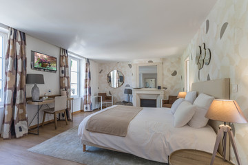 Large modern Bed and breakfast room