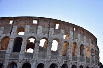 Fototapeta na wymiar Colosseum in Roma.