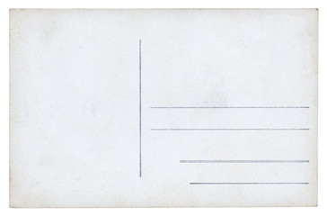 Vintage Postcard - isolated (clipping path included)