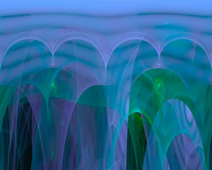 Obraz premium digital abstract fractal, fantasy design