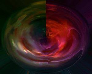 digital abstract fractal, fantasy design