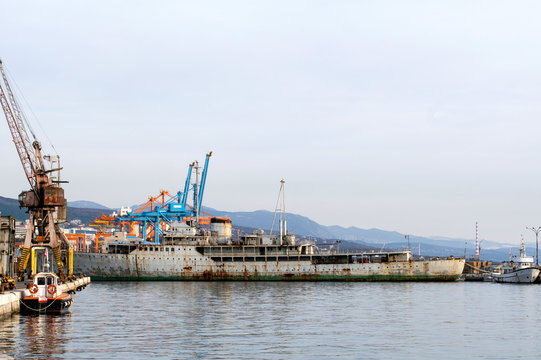 Old ship called "Galeb".