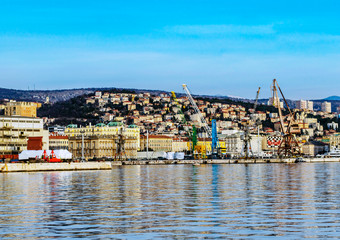 Port of Rijeka, Croatia.
