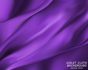 Violet Cloth Background