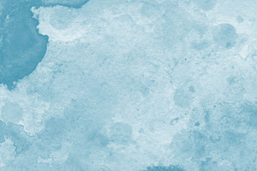 Colorful watercolor texture with abstract washes and brush strokes on the white paper background. Digital paper texture.