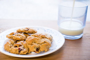 Cookies and milk
