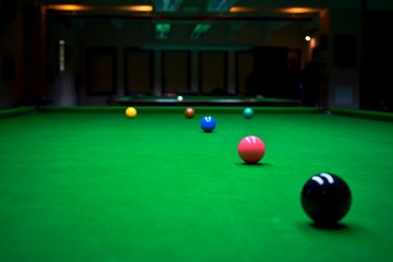 Snookerkugeln Farben