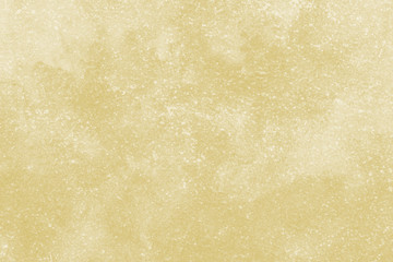 Watercolor yellow texture with abstract washes and brush strokes on the white paper background. Digital paper background.