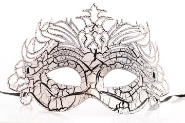 white venetian mask © Mauro Rodrigues