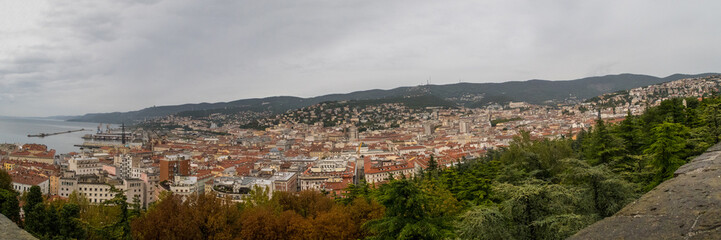 Fototapeta premium Panorama Trieste