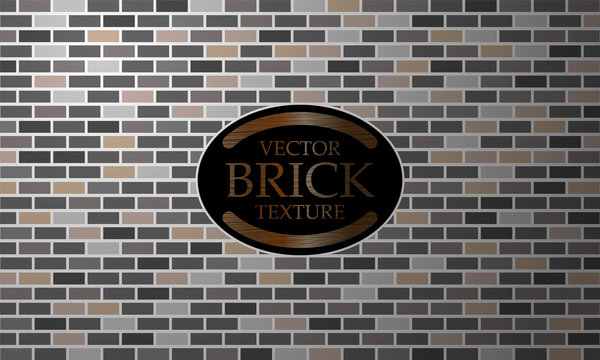 Brick texture, Seamless Grey Wall Background, Grunge Text Banner, Minimalist style, Design for Poster