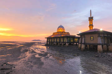 Masjid Al Hussain in Kuala Perlis city, Malaysia
