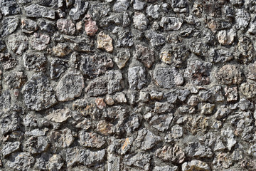 Stone wall closeup background